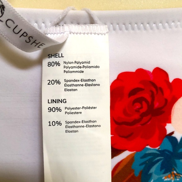 New women’s Cupshe floral bikini bottoms.  Size XL. Ties at sides. - Picture 8 of 11